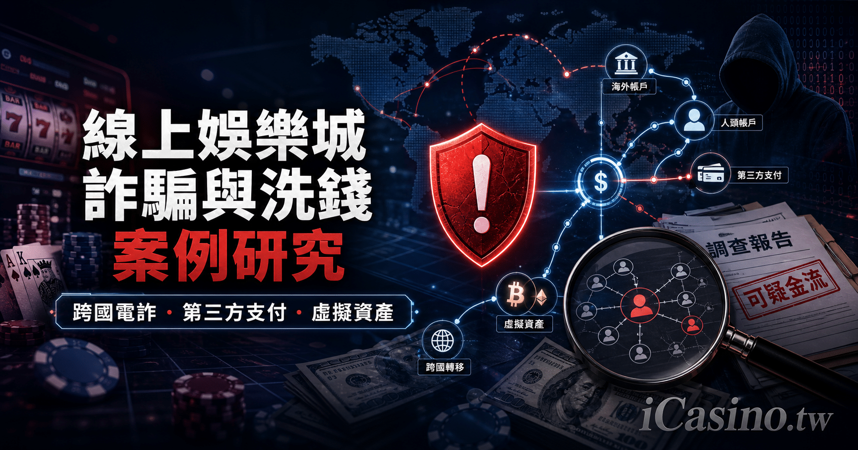 台灣線上娛樂城詐騙、洗錢案例