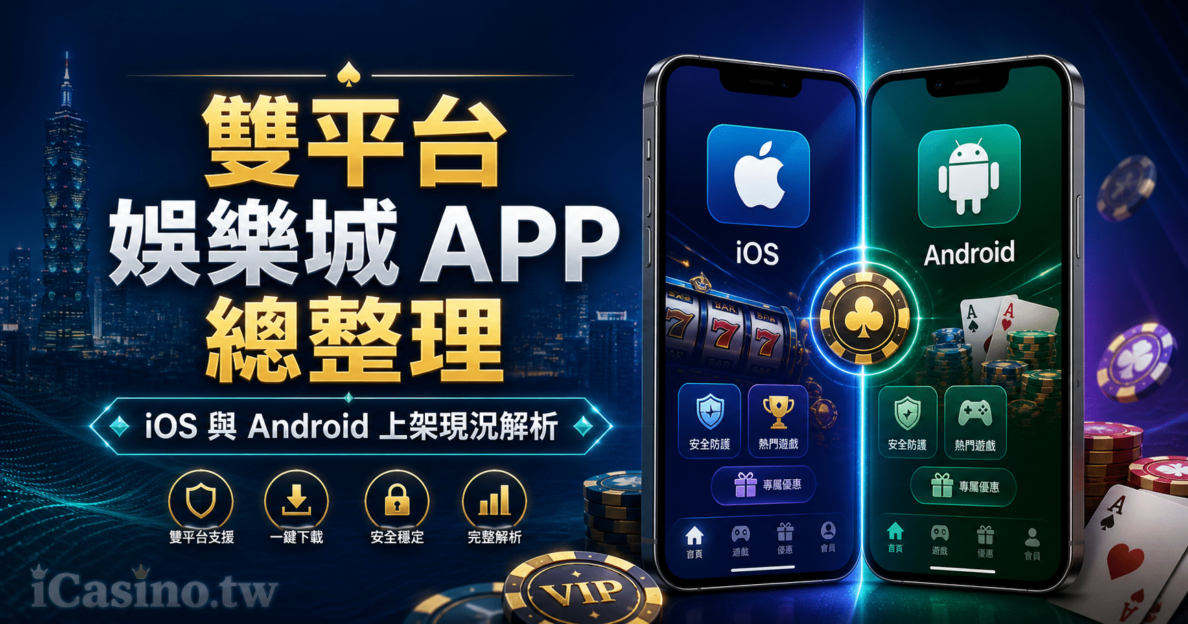 雙平台APP娛樂城總整理