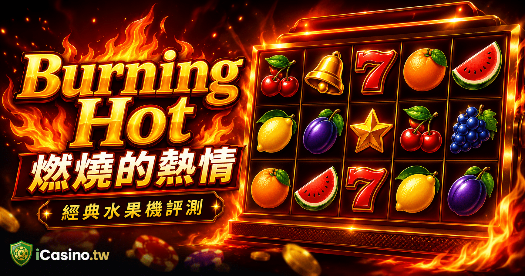 Amusnet Burning Hot 燃燒的熱情 — EGT 經典水果機溯源
