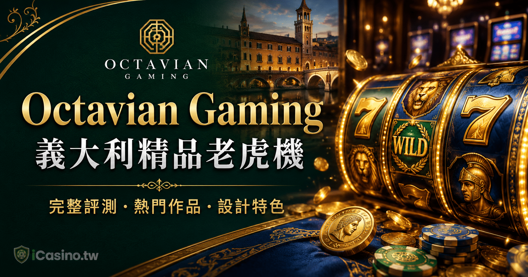 Octavian Gaming 義大利精品老虎機完整檔案
